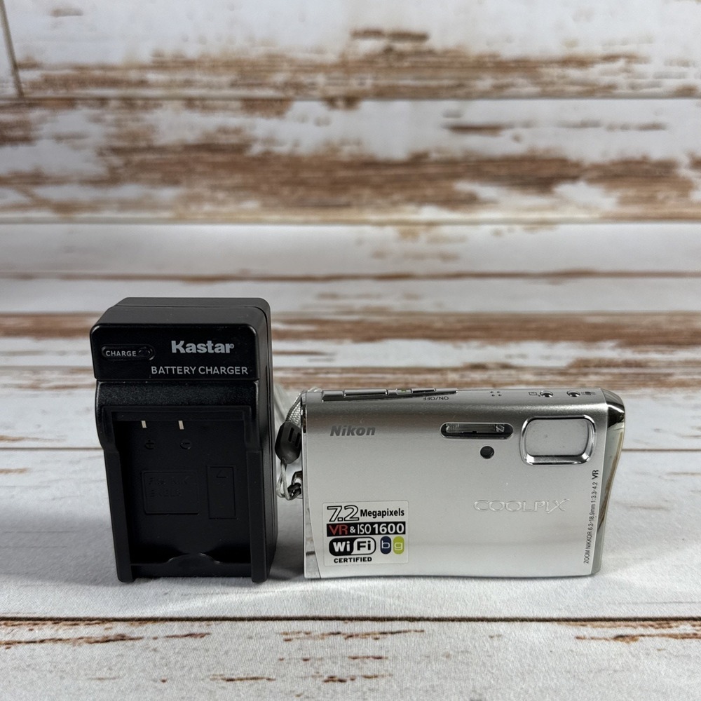 Nikon Coolpix S50 Digital Camera For Parts Not Working Lens Error Dead Pixels